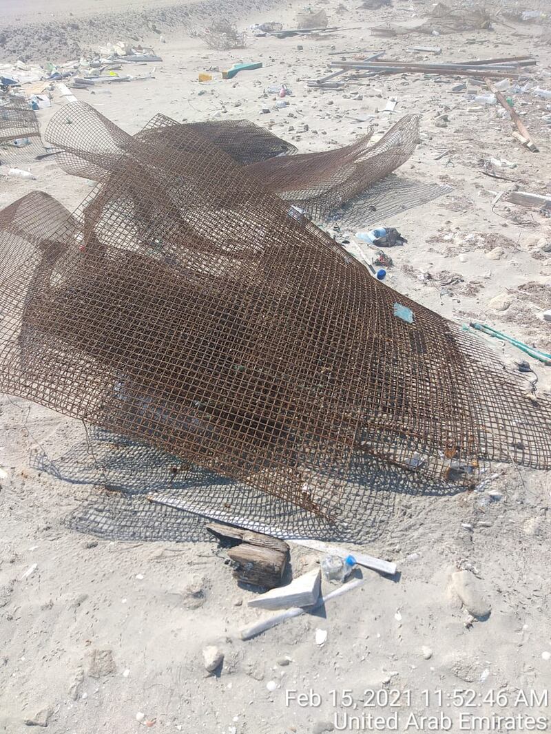 The cleaning campaign covered about 8km² of Al Bahrani Island and its surrounding waters.