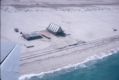 Construction of St Joseph's on Abu Dhabi's Corniche started in 1963, around the time this photograph was taken. Courtesy: St Joseph's