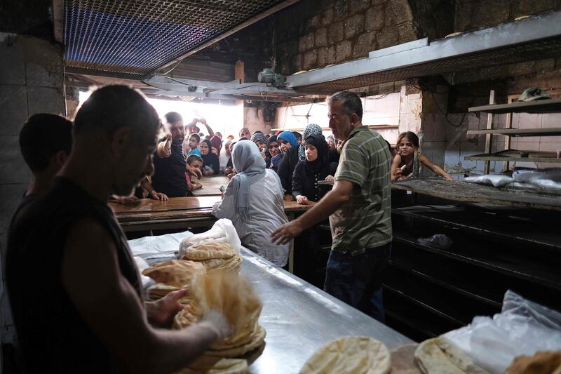 About 22 per cent of Lebanese households are food insecure, according to the World Food Programme, with that number likely to rise. AFP