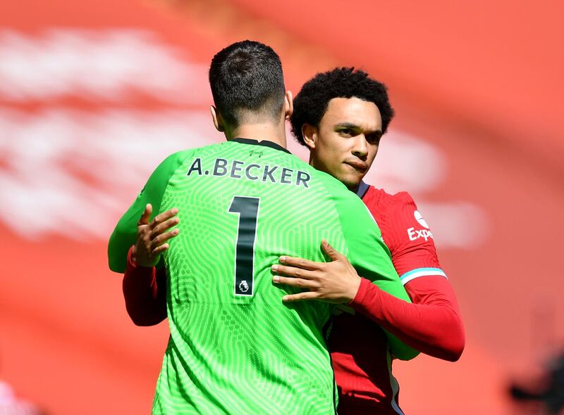LIVERPOOL RATINGS: Alisson Becker - 6. The Brazilian made good saves from Longstaff and Joelinton. He was unable to do anything about the equaliser. Reuters