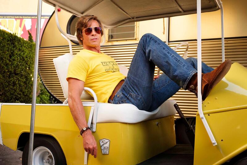 Brad Pitt star in Columbia Pictures’ Once Upon a Time in Hollywood. Courtesy Sony Pictures