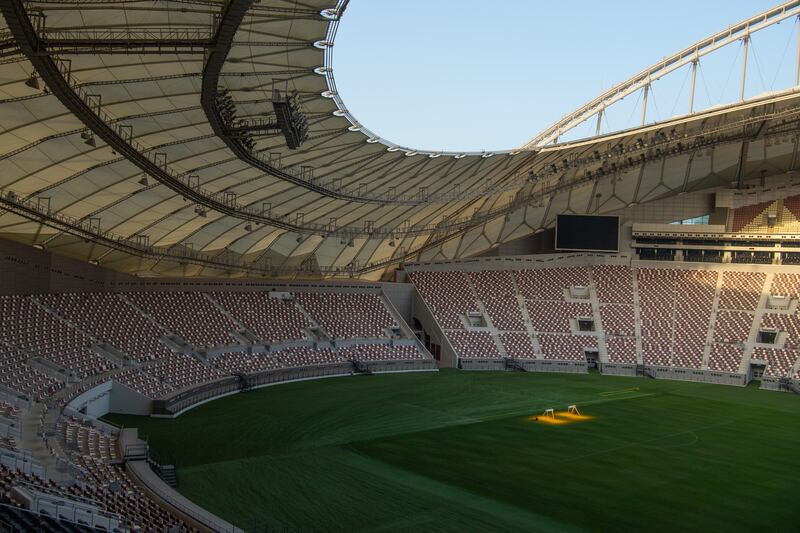 View inside the Khalifa International Stadium. Getty