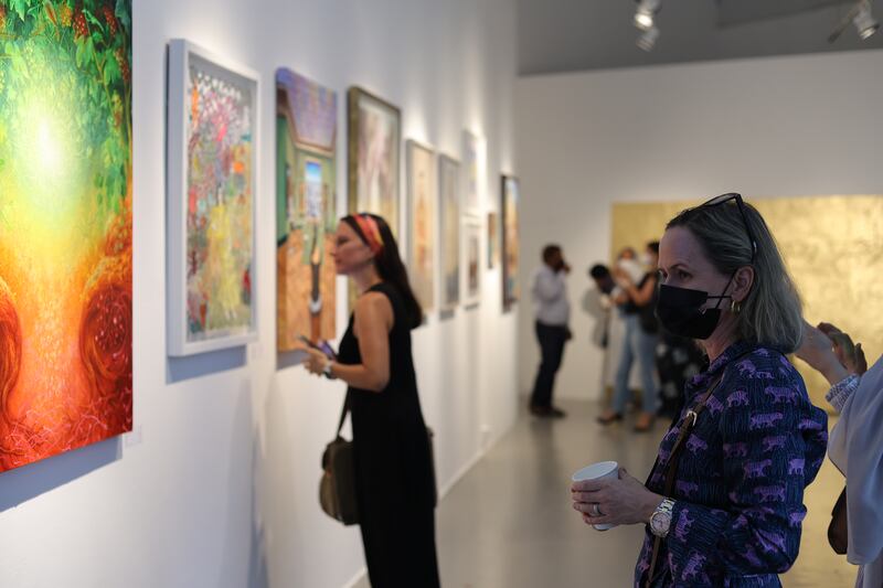 The exhibited artworks are made across a range of mediums — from jewellery to architecturally inspired designs and photography.