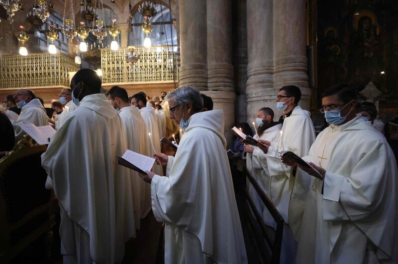 In imitation of St Francis of Assisi, Franciscan friars seek to follow in the footsteps of Jesus. AFP