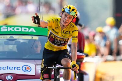 Defending champion Jonas Vingegaard is expected to be Tadej Pogacar's chief rival at the 2023 Tour de France. AP