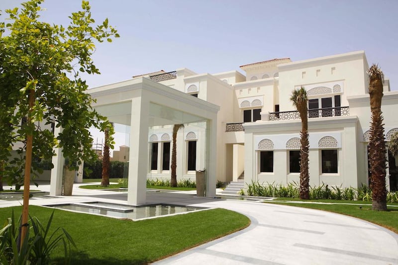 Newly build villas in Al Barari development. ANTONIE ROBERTSON / The National
