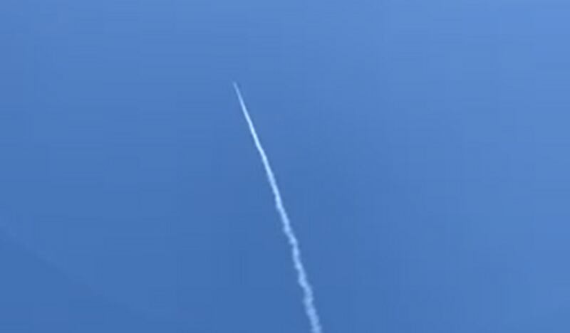 Some of the rockets reached an altitude of 1,500 metres.