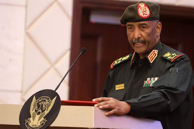 Sudan's military ruler Gen Abdel Fattah Al Burhan co-led the coup in 2021. AFP