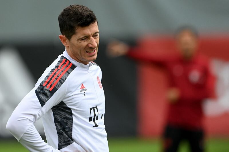 Bayern Munich's Polish forward Robert Lewandowski. AFP