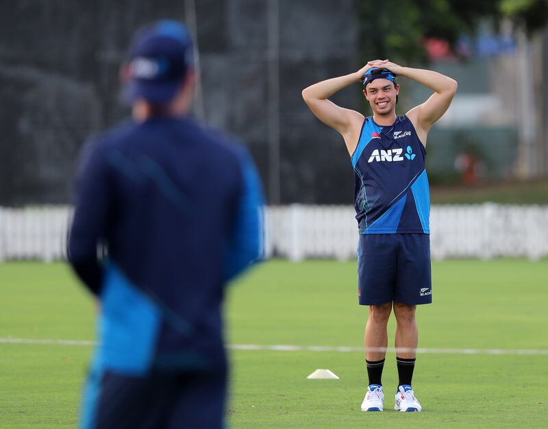 New Zealand's Mark Chapman trains at The ICC Academy.