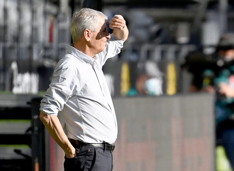 Dortmund manager Lucien Favre. EPA