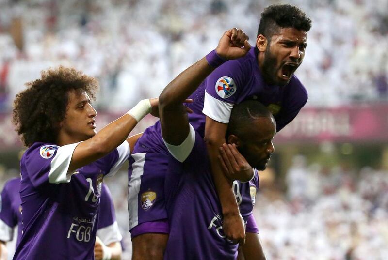 Al Ain have been in top form over the past few months and will be favourites against Al Ahli in Wednesday’s clash. Marwan Naamani / AFP