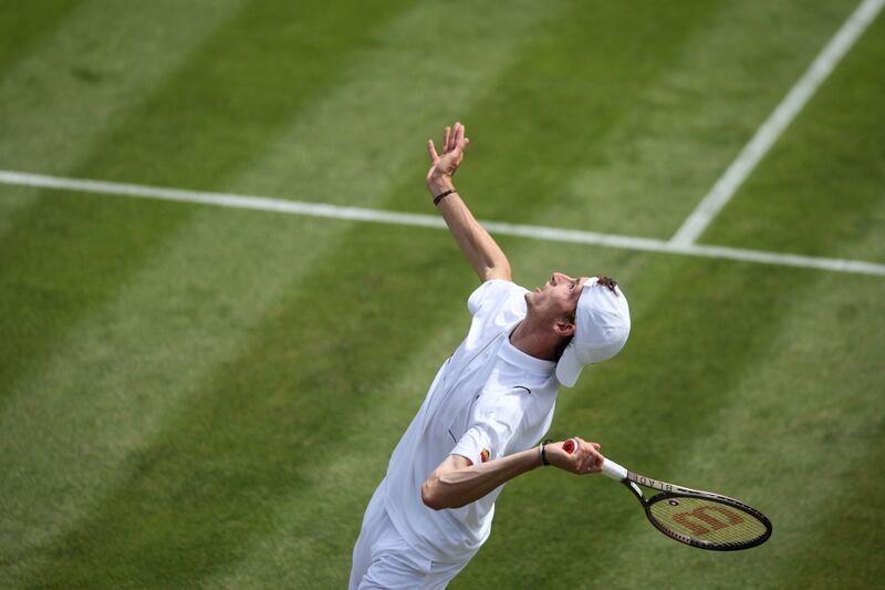 France's Ugo Humbert on his way to victory against Norway's Casper Ruud. AFP