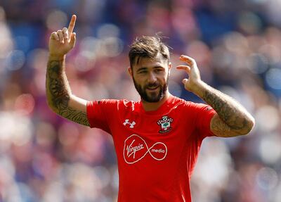 Soccer Football - Premier League - Crystal Palace v Southampton - Selhurst Park, London, Britain - September 1, 2018  Southampton's Charlie Austin during the warm up before the match     REUTERS/Peter Nicholls  EDITORIAL USE ONLY. No use with unauthorized audio, video, data, fixture lists, club/league logos or "live" services. Online in-match use limited to 75 images, no video emulation. No use in betting, games or single club/league/player publications.  Please contact your account representative for further details.