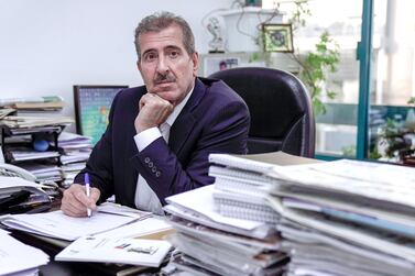 Salam Abu Shihab, veteran FNC reporter and chief of Al Khaleej's Abu Dhabi bureau. Victor Besa / The National