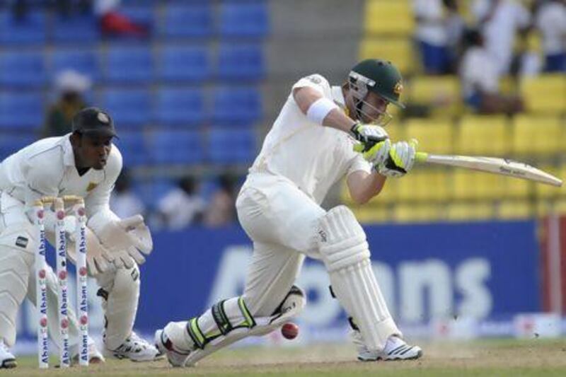 Phil Hughes, in action for Australlia last year, will be calmer when he faces Sri Lanka this month.