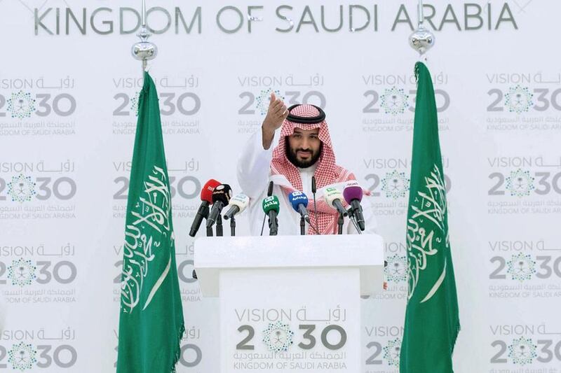 Saudi Arabia's Deputy Crown Prince Mohammed bin Salman in Riyadh. The IMF has warmly welcomed the kingdom's efforts to overhaul its economy. Reuters