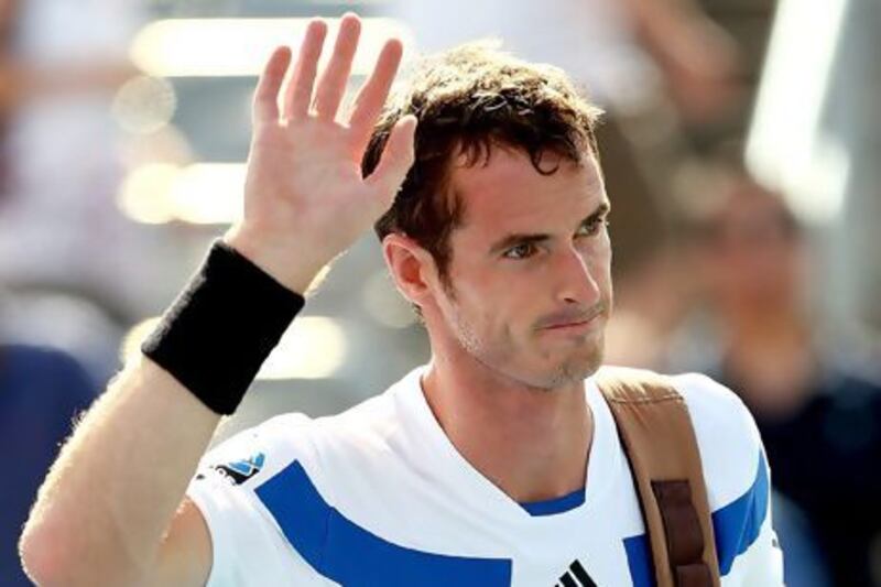 Andy Murray of Great Britain leaves the court after losing to Ernests Gulbis of Latvia on Thursday at the Rogers Cup in Montreal. Matthew Stockman / Getty Images