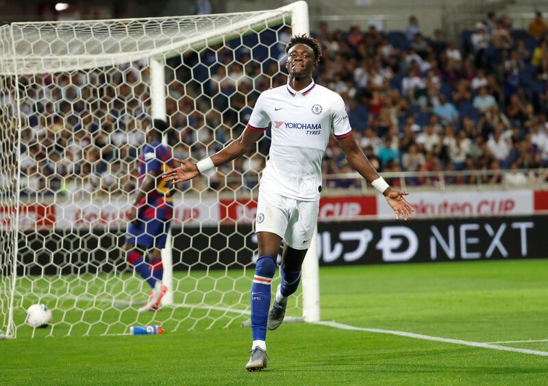 Tammy Abraham (Chelsea). Frank Lampard talked up the English forward after he scored his side's opener in their 2-1 win over Barcelona in Japan. After helping Aston Villa get promoted last season the 21 year old is set to be given his chance at Stamford Bridge this year. AP Photo