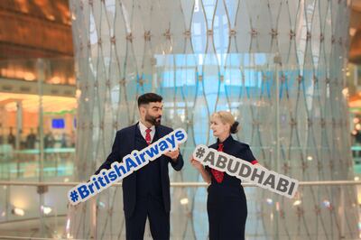 British Airways is once again offering non-stop flights from London Heathrow to Abu Dhabi.  Photo: British Airways