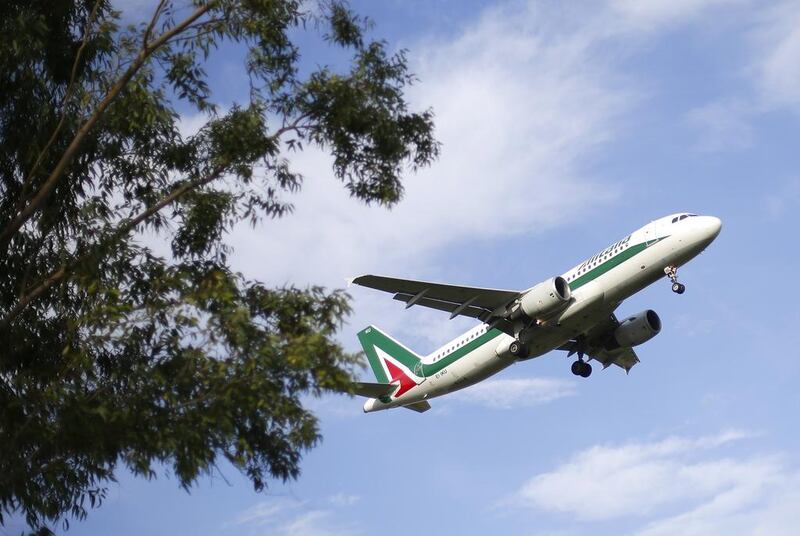 Etihad Airways could buy as much as 40 per cent of Italy’s Alitalia, a Reuters report said. Max Rossi / Reuters