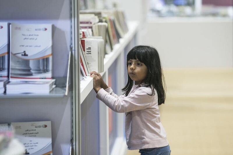 The 27th Abu Dhabi International book fair was a huge success with visitors both old and young. Mona Al Marzooqi / The National 