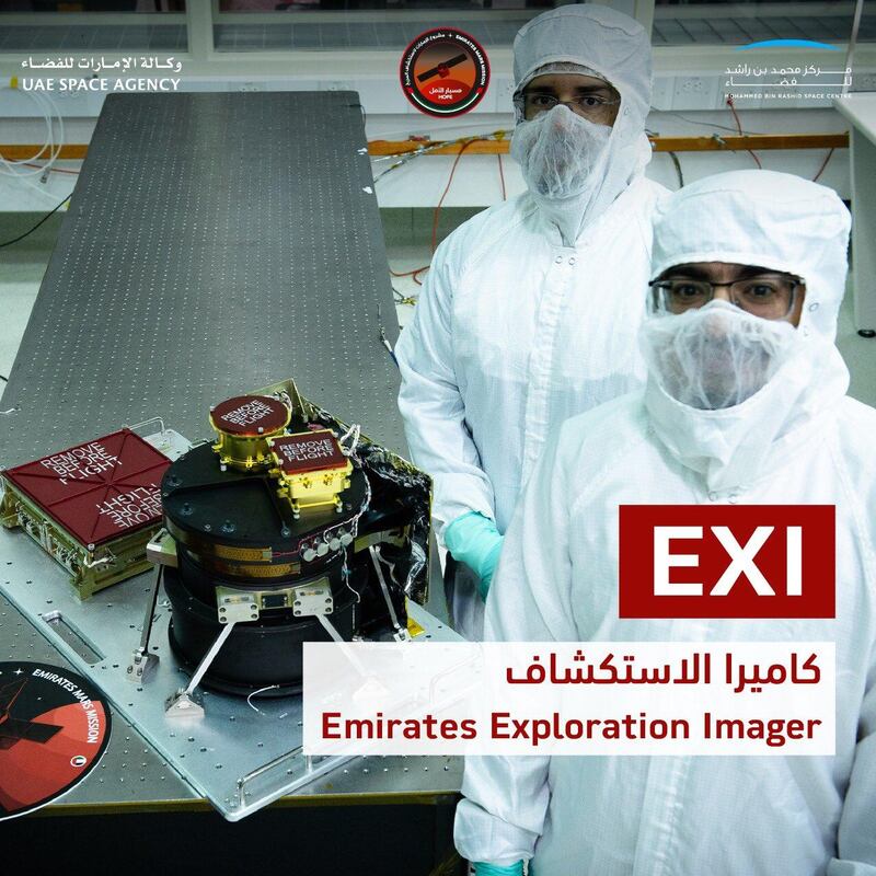 The Emirates Eploration Imager will take high-resolution images of Mars and will study its lower atmosphere