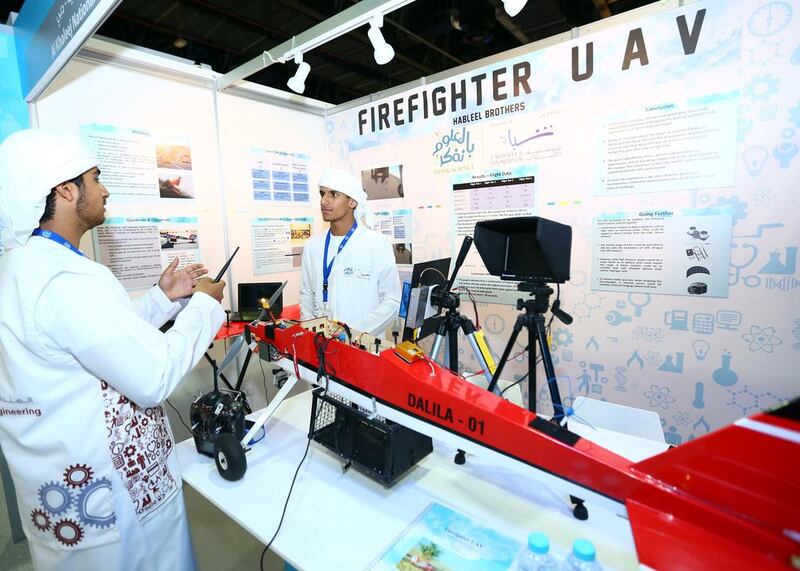 In its fifth edition, Think Science competition aims to encourage and empower Emiratis between the ages of 15 and 35 to design, develop and build science-based innovations and apply scientific skills to addressing the nation’s most pressing challenges. Courtesy Emirates Foundation