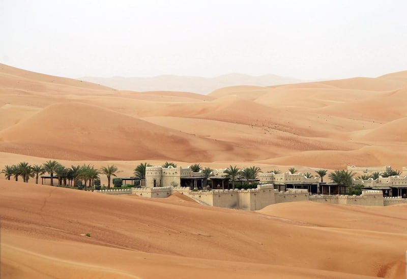 Minor International is looking at opening up to nine hotels to capitalise on the increasing number of Chinese tourists in the UAE. Above, the Qasr Al-Sarab resort hotel in Liwa. Ali Haider / EPA