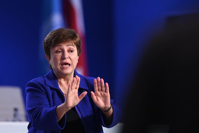 IMF managing director Kristalina Georgieva said countries need to broaden their efforts to beat the Covid-19 crisis. AFP