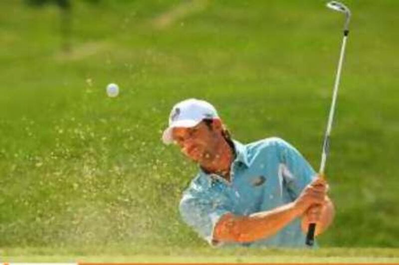 Golf - The 2008 Ryder Cup - Valhalla Golf Club, Louisville, Kentucky,  United States of America - 16/9/08
Europe's Sergio Garcia in action during the practice round
Mandatory Credit: Action Images / Paul Childs
Livepic *** Local Caption ***  spt_ai_rydercup_tues_19.jpg