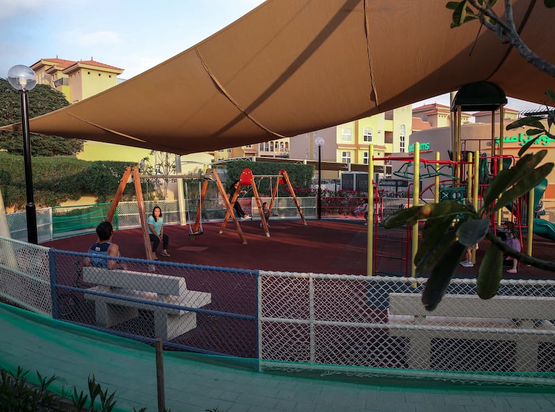 The community has a park for children