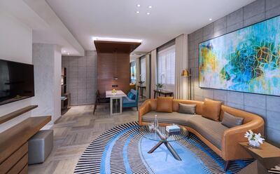 A suite inside Andaz Dubai The Palm 