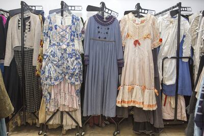 On the racks, a selection of the 10,000 items going on sale from past RSC productions. Courtesy Lucy Barriball / RSC