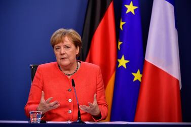 German Chancellor Angela Merkel has done something remarkable by getting EU members to agree on financial package. EPA