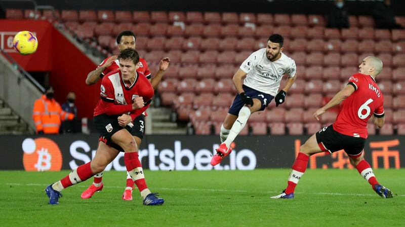 SUB: Riyad Mahrez (Torres) - 4. Wasted two glorious chances to put the game to bed for City. Reuters