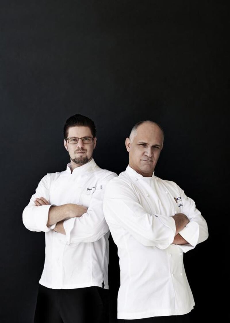 Herve Courtot of Nobu and Grégoire Berger of Ossiano, will combine forces to create the ultimate dining experience at Ossiano on Friday, March 10. Courtesy Atlantis, The Palm