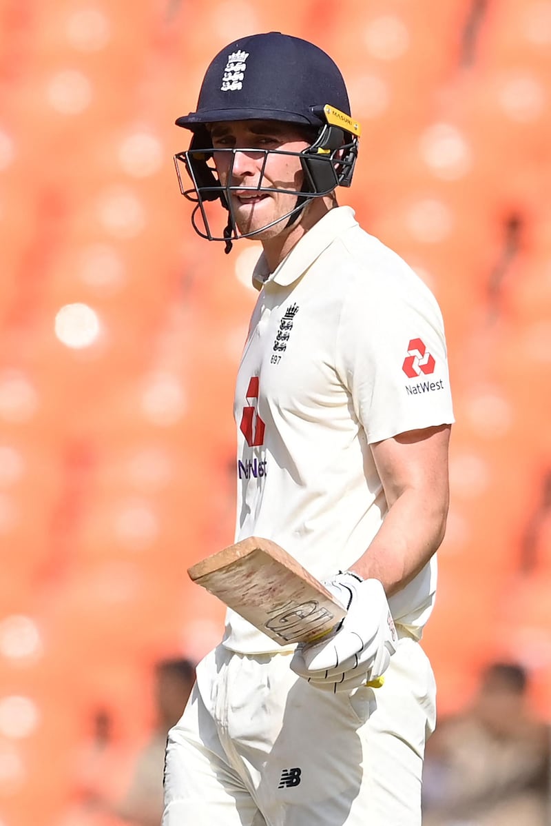 England's Dan Lawrence put up a brave fight, scoring a fifty in the second innings on Saturday. AFP