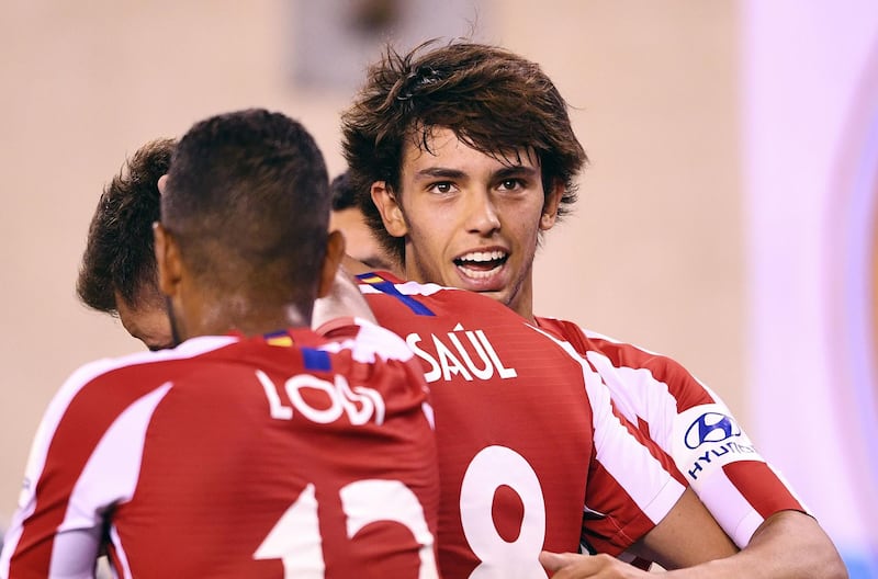 Joao Felix - after a breakout season at Benfica, the Portuguese striker, 19, joined Atletico Madrid for a club record €120m. AFP