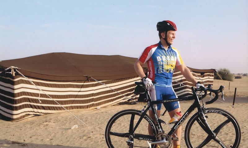 Twenty years ago, cycling enthusiast and Wolfi's founder Wolfgang Hohmann began his journey from selling bicycles from a corner of his brother's car repair shop in Germany to making his name and creating a brand that has become synonymous with cycling in the UAE. Photo: Wolfi's