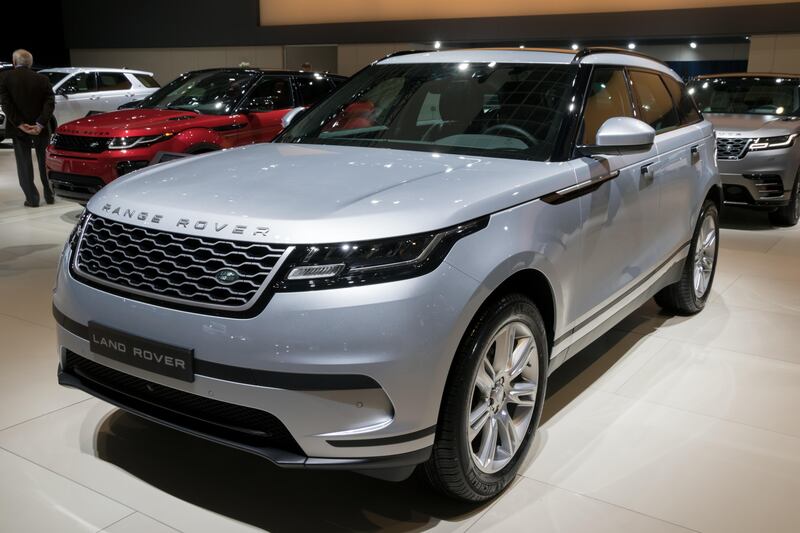 Land Rover, which makes the Range Rover Velar, above, was found to be Britain's most stolen brand of vehicle. Alamy