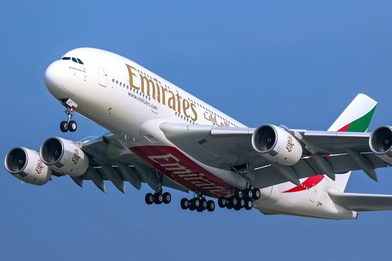 Emirates is resuming A380 flights to Glasgow, Birmingham and Nice over the next few months. Photo: Emirates