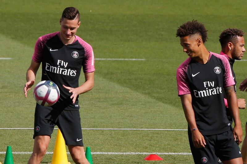 PSG's players were put through their paces during training. AP Photo