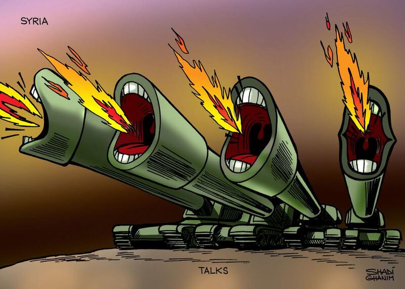 Cartoon by Shadi Ghanim (13/10/2013) 