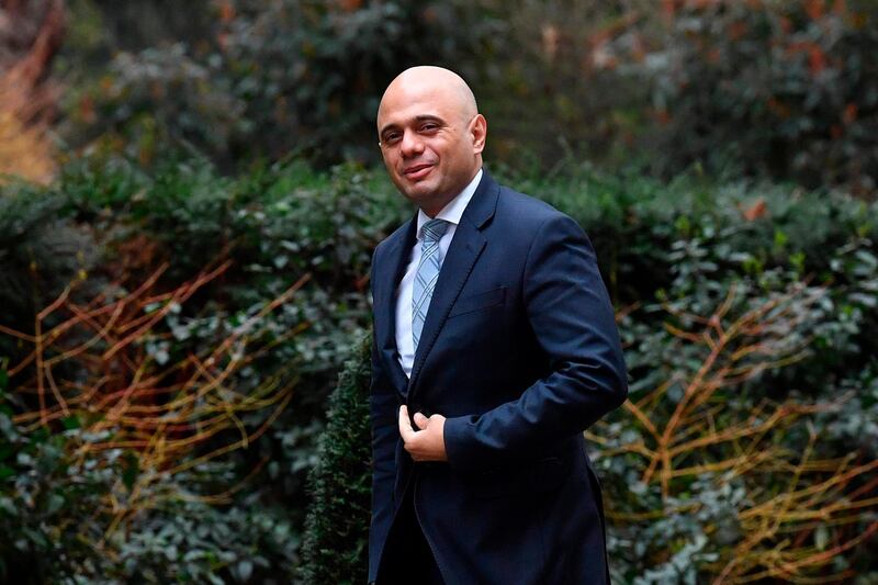 (FILES) In this file photo taken on March 20, 2018 Britain's Housing, Communities and Local Government Secretary Sajid Javid leaves 10 Downing Street in central London after attending the weekly meeting of the Cabinet.
Sajid Javid has been named Britain's new interior minister following the resignation of Amber Rudd on April 30, 2018. / AFP PHOTO / Ben STANSALL