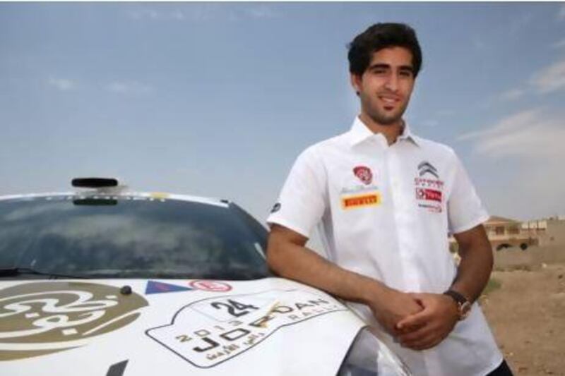 Emirati driver Al Mutawaa will make his World Rally Championship (WRC) debut at the Rally Germany with co-driver Stephen McAuley in an Abu Dhabi Citroen DS3 R3 vehicle. Courtesy Total Communications