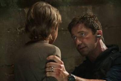 Gerard Butler stars as a former secret agent in 'Olympus Has Fallen'. AP 