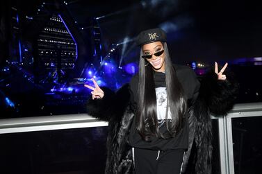 Canadian-Jamaican model Winnie Harlow was one of a string of celebrities spotted at Middle Beast Fest in Riyadh, Saudi Arabia. Courtesy Middle Beast Fest