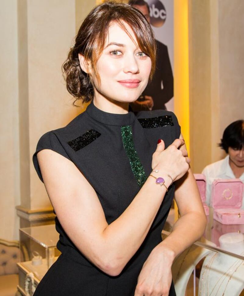 'Quantum of Solace' actress Olga Kurylenko visited Dubai when she came to the UAE. Courtesy GCA