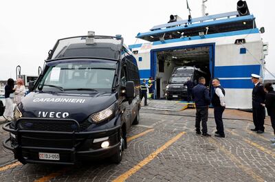 Italy's Carabinieri police force is putting extra security in place for the Capri G7 meeting. Reuters